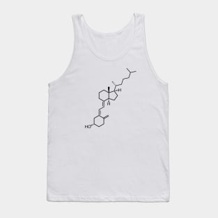 Vitamin D3 Cholecalciferol C27H44O Molecule Tank Top